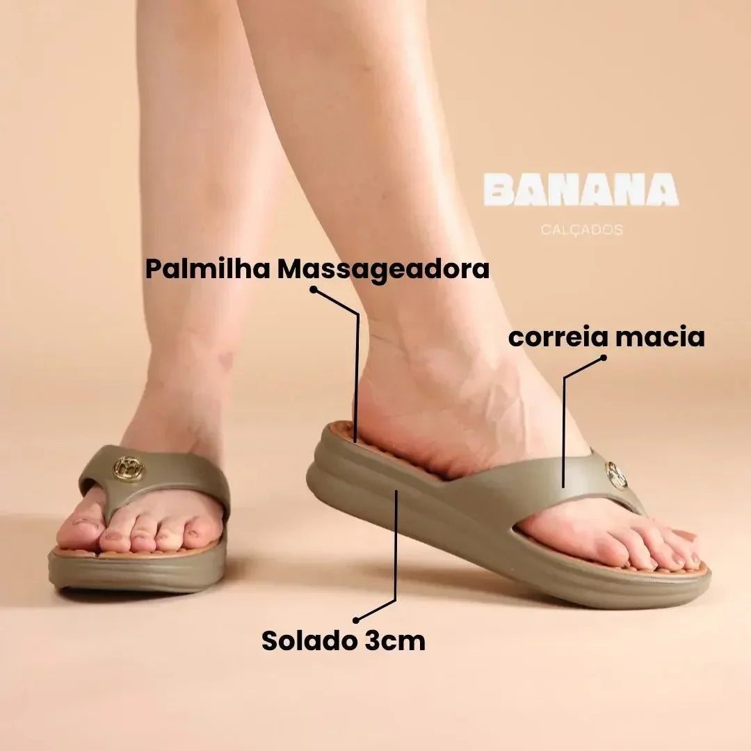 TAMANCO FEMININO ULTRACONFORTO HARPER - Banana Calçados -